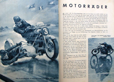 Auto-Union Modelprogram 1937 "Deutsche Siege in 3 Erdteilen" Carbrochure (10443)